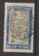 MADAGASCAR - 1908-17 - N°YT. 109 - Filanzane 2f - Oblitéré / Used - Gebruikt