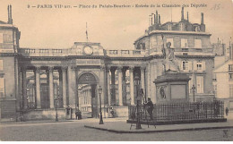 PARIS - Place Du Palais Bourbon - Entrée De La Chambre Des Députés - Très Bon état - Arrondissement: 07