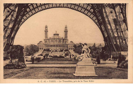 PARIS - Le Trocadéro, Pris De La Tour Eiffel - Très Bon état - Arrondissement: 07