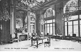 PARIS - Hotel Du Palais D'Orsay - Salon De Lecture - Très Bon état - Arrondissement: 07