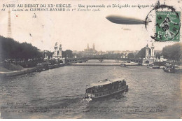 PARIS Au Début Du XXe Siècle - Une Promenade En Dirigeable - Le Raid Du Clément Bayard - 1908 - Très Bon état - Arrondissement: 07