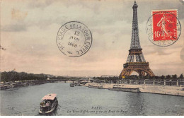 PARIS - La Tour Eiffel, Vue Prise Du Pont De Passy - Très Bon état - Arrondissement: 07