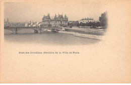 PARIS - Pont Des Invalides - Pavillon De La Ville De Paris - Très Bon état - Arrondissement: 07