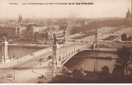 PARIS - Vue Panoramique Du Pont Alexandre III Et Des Invalides - Très Bon état - Arrondissement: 07