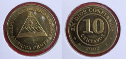 Currency Of Nicaragua 10 Cents 2002 (BC) - Nicaragua