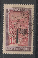 MADAGASCAR - 1921 - N°YT. 125 - Filanzane 1cent Sur 15c - Oblitéré / Used - Gebruikt