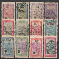 MADAGASCAR - 1922-27 - N°YT. 144 à 155 - Série Complète - Oblitéré / Used - Gebruikt