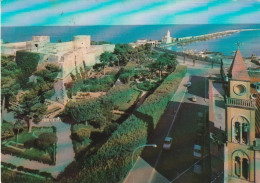 MANFREDONIA VEDUTA DEL CASTELLO E DEL PORTO VIAGGIATA ANNO 1977 - Manfredonia