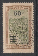 MADAGASCAR - 1932 - N°YT. 189 - Filanzane 50c Sur 1f - Oblitéré / Used - Gebraucht