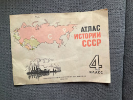 ATLAS Géographique CCCP URSS  Moscou  ANNEE1983 - Slavische Talen