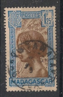 MADAGASCAR - 1930-38 - N°YT. 175B - Jeune Fille Hova 1f25 - Oblitéré / Used - Usati