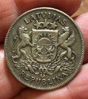 Lettonia Latvijas 2 Lati 1925 Kr.8 E.147 - Chile