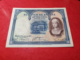 BILLETE 500 PESETAS 1927 EBC/EBC+ / AUNC SPAIN BANKNOTE *COMPRAS MULTIPLES CONSULTAR* - 500 Pesetas