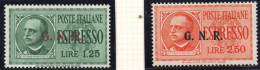 RSI - REPUBBLICA SOCIALE ITALIANA 1943  Espressi Del Tipo Regno Con Soprastampa GNR Catalogo 19/20 Integri - Eilsendung (Eilpost)