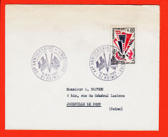 39363 / ⭐ XXe Anniversaire De La Victoire Exposition Philatélique REIMS 10 Mai 1965 à FAIVRE Joinville-le-Pont - Militaire Stempels Vanaf 1900 (buiten De Oorlog)