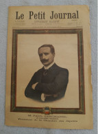 LE PETIT JOURNAL 25 / 2 / 1900 PAUL DESCHANEL / MARINS RUSSES A PARIS MANGEANT LE PAIKI NATIONAL - Le Petit Journal