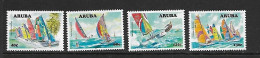 ARUBA 2007 REGATES-BATEAUX YVERT N°391/394 NEUF MNH** - Vela