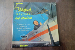 Disque 25 Cm - Fernand Raynaud - En Avion - Philips B 76.567 R - France 1963 - Humour, Cabaret