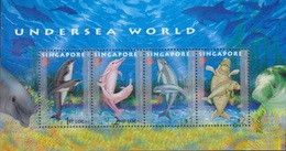 Singapour, Bloc 118 (Dauphins, Marsouin De Cuvier, Dugon, ...), Neufs ** - Singapore (1959-...)