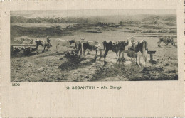 ROMA - "ALLA STANGA" - OPERA DEL PITTORE GIOVANNI SEGANTINI -1885/86 - VIAGGIATA NEL 1920 - Musei