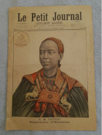 LE PETIT JOURNAL 29 / 3 /1896 SA MAGESTE TAITOU IMPERATRICE D'ABYSSINIE / LES EMIGRANTS ITALIENS A LA GARE SAINT LAZARE - Le Petit Journal