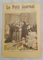 LE PETIT JOURNAL 5 / 4 /1896 Mme FAURE A LA CRECHE FOURCADE / THEATRE DU CHATELET LES SEPT CHATEAUX DU DIABLE - Le Petit Journal