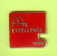 Pin's Mac Do McDonald's Excellence 5 Years - 3B16 - McDonald's