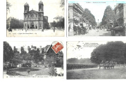 Cartes Postales Anciennes: Petit Lot De 44 Cartes Sur PARIS. Lot Varié. - Sammlungen & Sammellose