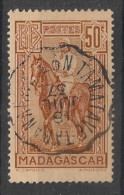 MADAGASCAR - 1936 - N°YT. 190 - Galliéni 50c Brun - Oblitéré / Used - Gebraucht