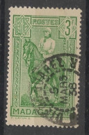 MADAGASCAR - 1936 - N°YT. 192 - Galliéni 3f Vert - Oblitéré / Used - Gebraucht