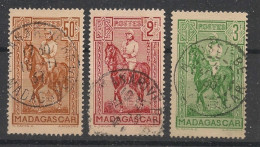 MADAGASCAR - 1936 - N°YT. 190 à 192 - Série Complète - Oblitéré / Used - Usati