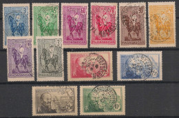 MADAGASCAR - 1939-40 - N°YT. 214 à 225 - Série Complète - Oblitéré / Used - Usati