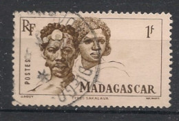 MADAGASCAR - 1946 - N°YT. 306 - Types Sakalaves 1f - Oblitéré / Used - Usati