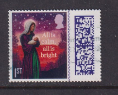 GREAT BRITAIN  -  2023  Christmas  1st  QR Code Used As Scan - Usati