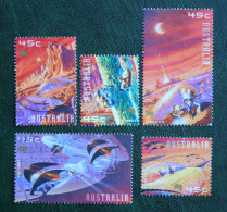 Space Travel Espace 2000 (Mi 1990-1994 Yv -) Used Gebruikt Oblitere Australia Australien Australie - Usados