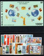 Wallis & Futuna - Année 1997 N** MNH Luxe Complète Avec PA & BF : YV 497 à 511 + PA 197 à 202 + BF 7 , Cote 123 Euros - Annate Complete