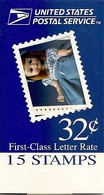 UNITED STATES (USA), 1997, Booklet 266, 15x32c,  Class. Dolls, 3664 - 1981-...