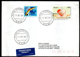 BRESIL BRASIL Enveloppe Cover Lettre Ilha Comprida 23 09 2004 Superbe Et Pas Courant île Island - Briefe U. Dokumente