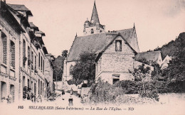 Villequier - La Rue De L'Eglise  - CPA °J - Villequier