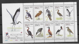 South Africa Bird Sheet Mnh ** 1997 - Blocs-feuillets