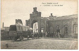 59 - CAUDRY - La Gare Du Nord - C - Caudry
