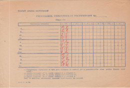 Romania - Programul Concursului Pronosport  Nr... - Formular - Sonstige & Ohne Zuordnung