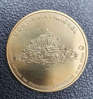 Médaille Touristique "Le Mont Saint Michel" Simple Corne (1996/1998) 1ère édition Monnaie De Paris - Manche - Normandie - Non Datati