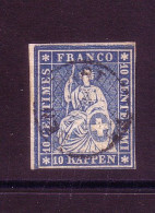 Helvetia 40 Rappen - Used Stamps