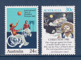 Australie - YT N° 746 Et 753 ** - Neuf Sans Charnière - 1981 - Mint Stamps