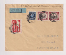 BELGIUM  BRUXELLES  1930 Nice Airmail Cover To Great Britain - Covers & Documents