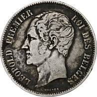 Belgique, Leopold I, 5 Francs, 1849, Bruxelles, Argent, TTB, KM:17 - 5 Francs