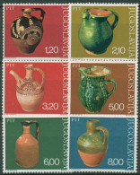 Jugoslawien 1976 Töpferei Gefäße Krüge 1649/54 Postfrisch - Unused Stamps