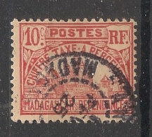 MADAGASCAR - 1908-24 - Taxe TT N°YT. 11 - Palais Royal 10c - Oblitéré / Used - Timbres-taxe