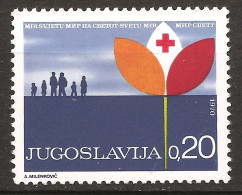 Yougoslavie 1970 N° Bienfaisance 59 ** Fleur, Famille, Enfants, Croix-Rouge, Croix Rouge, Santé, Médecine, Henry Dunant - Unused Stamps